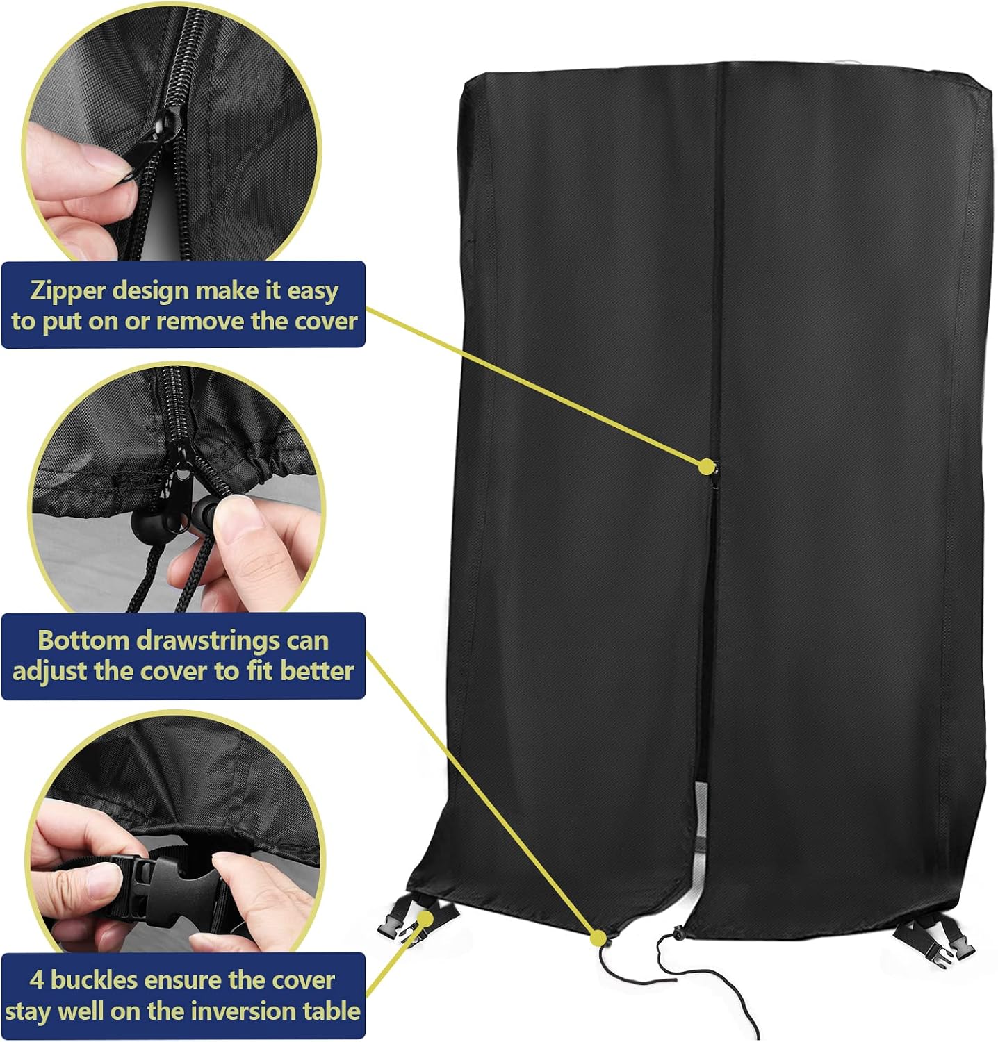 Funda mesa inversión con cremallera impermeable