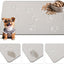 Tapete piedra perro antiderrap 16x24pulg gris