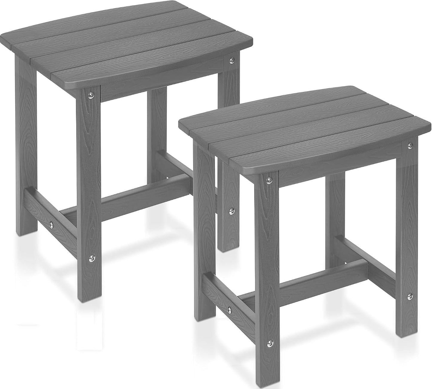 Mesa auxiliar Adirondack impermeable para patio piscina