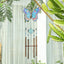 Campanillas viento mariposa cristal alas coloridas 40"