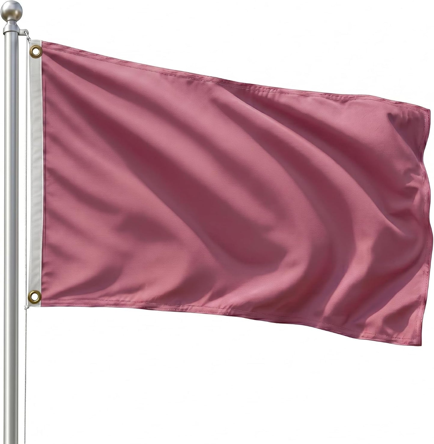 Bandera rosa 2x3 pies poliéster resistente UV