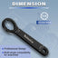 Llave dinamométrica eje trasero motocicleta 1.417pulg