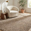 Alfombra área Solid Shag 6x9ft color gris pardo