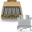 Bloques terminal riel din uk-5n 800v 24-10awg 0.157pulg