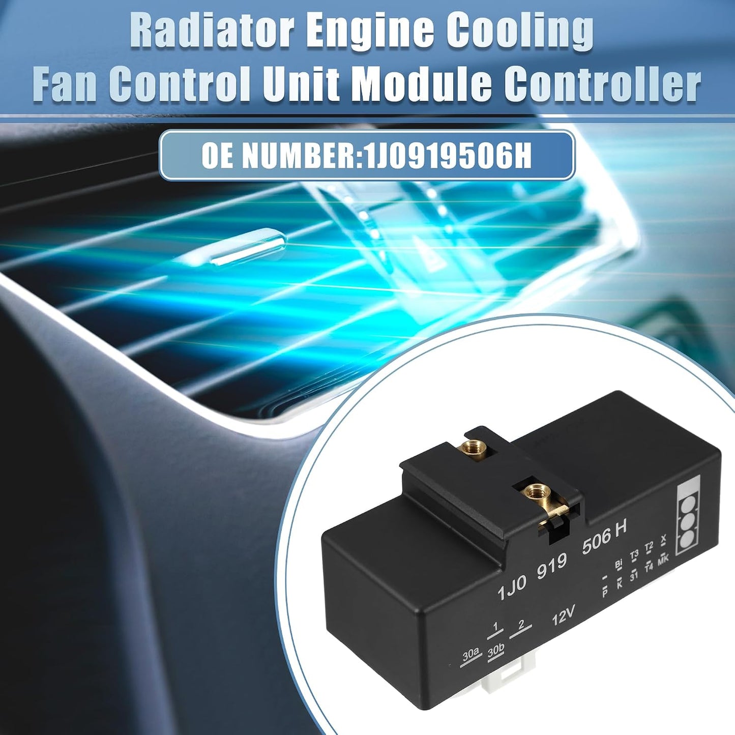 Módulo control ventilador radiador VW Beetle 98-99