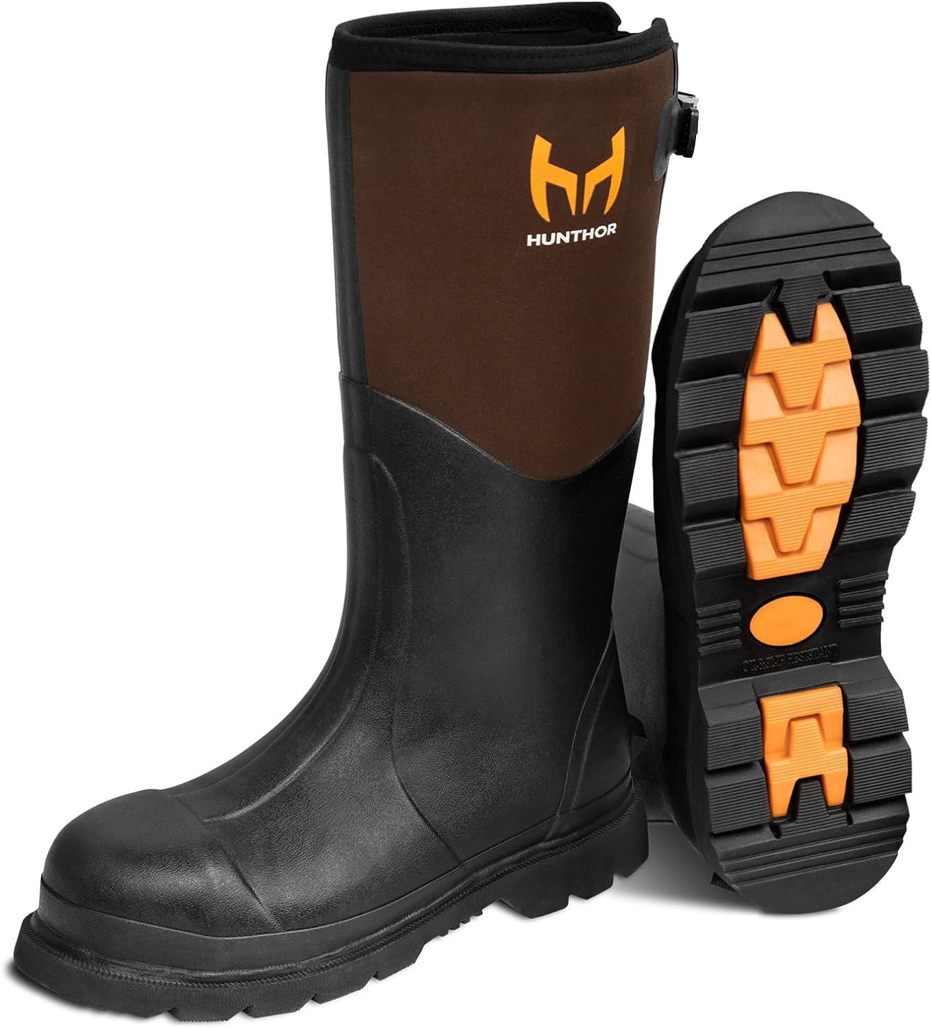 Botas trabajo goma acero impermeables neopreno talla 6-14