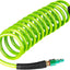 Manguera aire poliuretano 1/4pulg x10ft compresor flexible verde