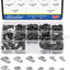 Set llaves acero carbono 205uds 12 tamaños industria