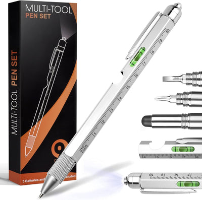 Bolígrafo multiherramienta 9en1 regalo hombre