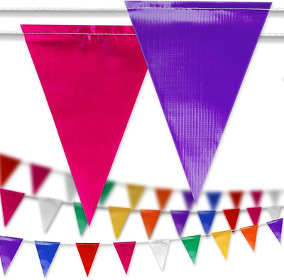 Banderines multicolores fiestas 408ft resistentes