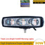 Luz LED azul montacargas 30W 12-100V ajustable AGV almacén