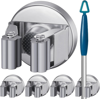 Soporte magnético trapeador 4 pzas pared cocina