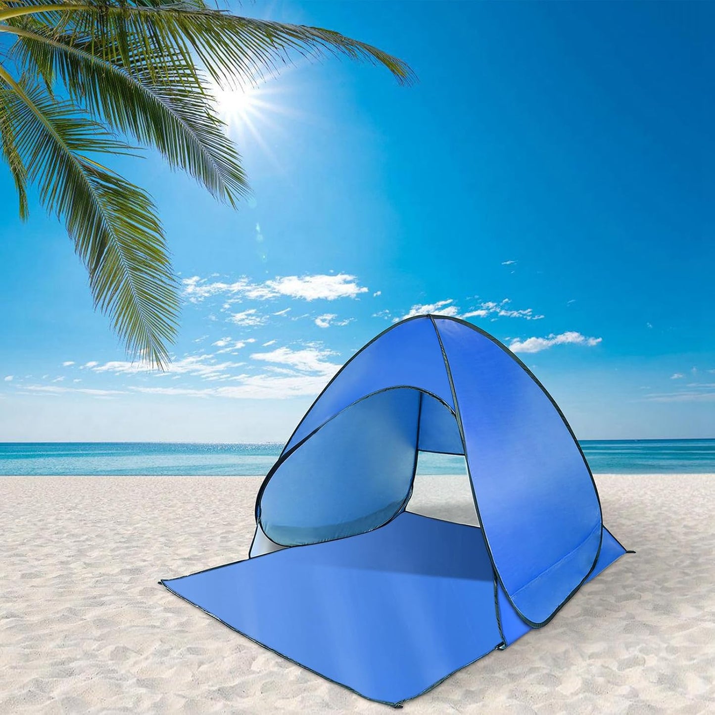 Refugio playa desplegable 2-3 personas UPF50 con toldo