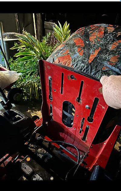 Asiento universal tractor UTV respaldo alto amarillo