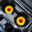 Portavasos Girasol 2.75pulg Silicona Universal para Auto