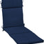 Cojín tumbona exterior 21x72pulg resistente azul zafiro