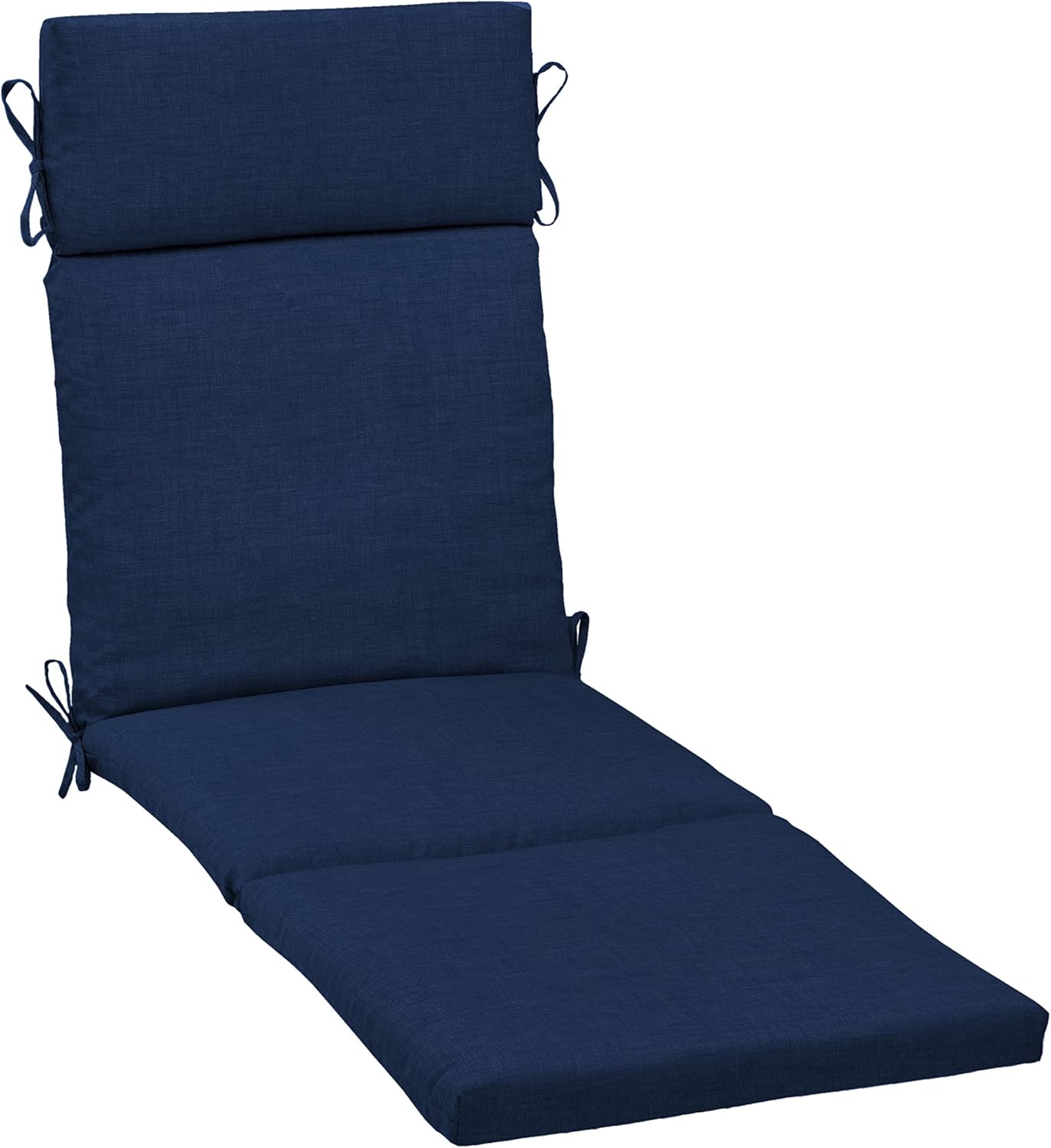 Cojín tumbona exterior 21x72pulg resistente azul zafiro