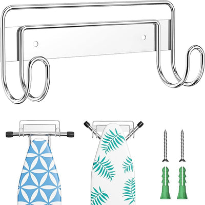 Soporte para tabla planchar pared acero inox