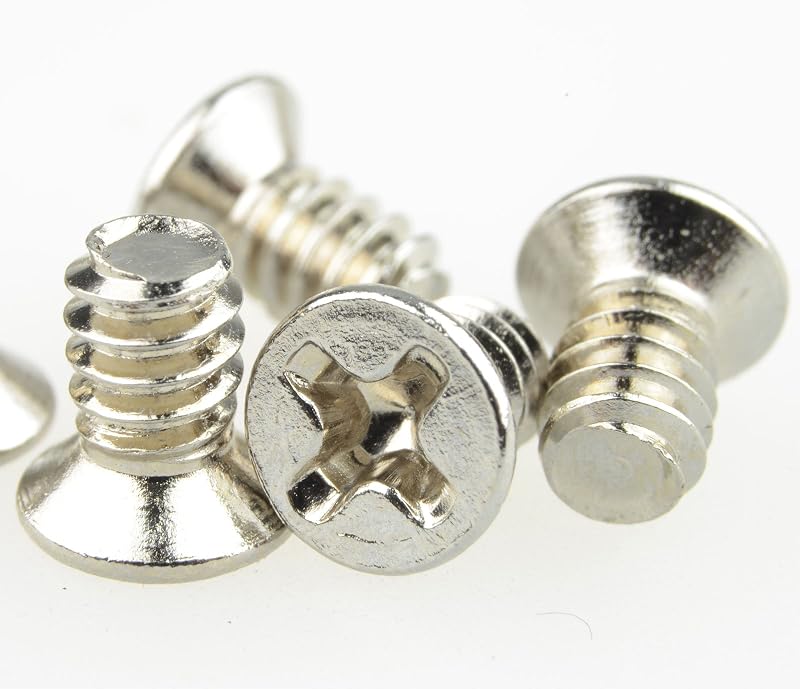 Tornillo cabeza plana 6/32 x 1/4pulg para disco 3.5 pulg paquete 50