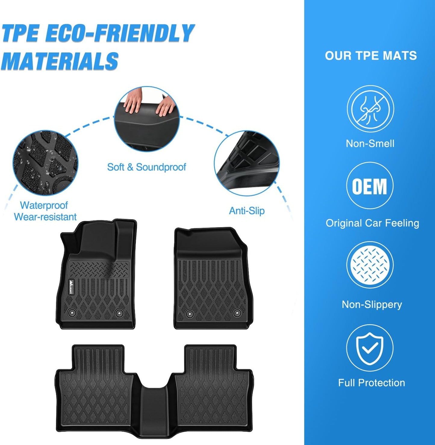 Alfombrillas TPE Chevy Impala resistente todo clima