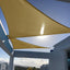 Parasol triangular bloqueo UV para patio jardín