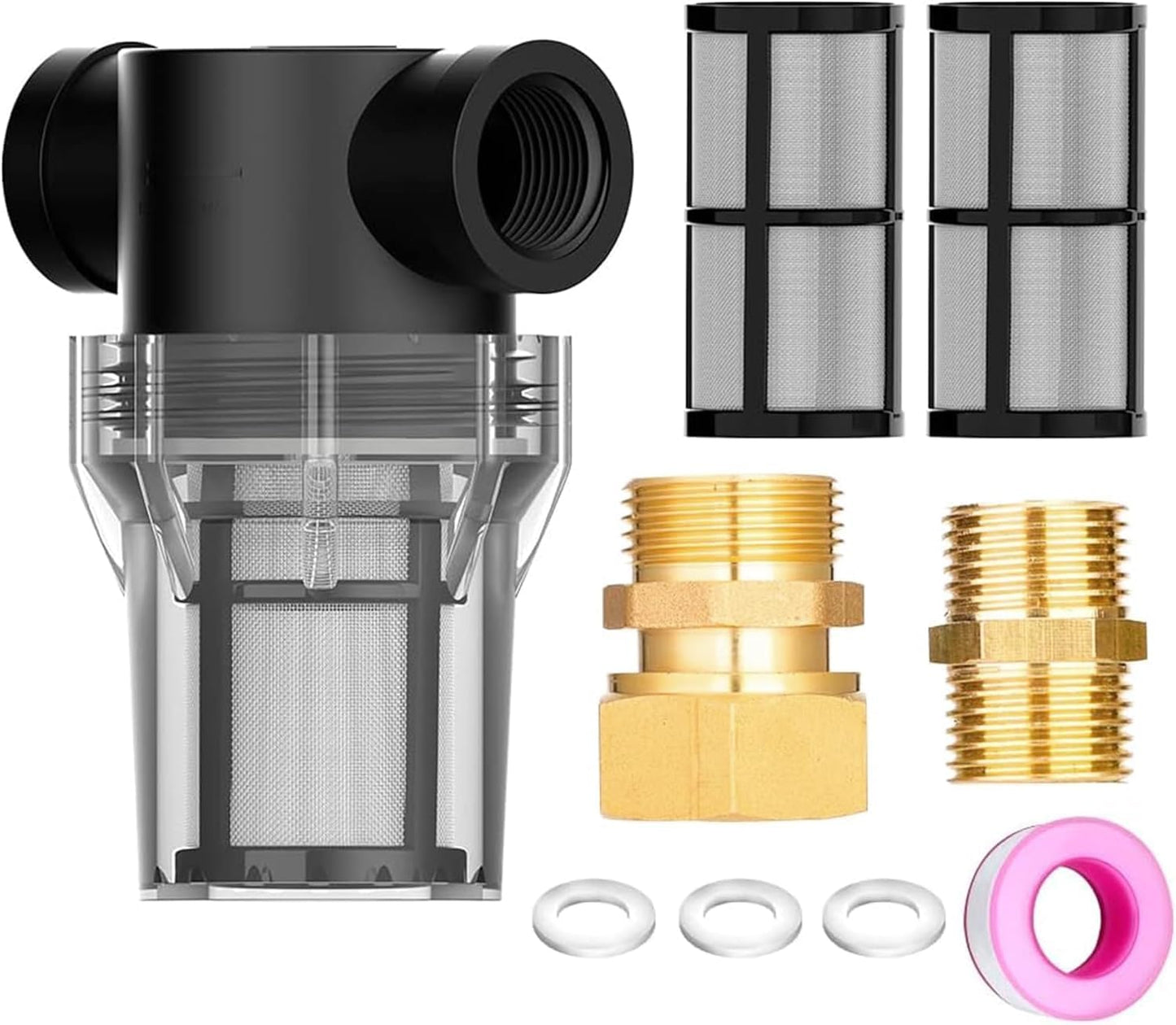 Filtro sedimentos jardín 3/4" para lavadora presión bomba