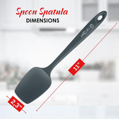 Espátula silicona antiadherente acero inox para hornear