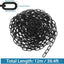 Cadena eslabones negros 1/8pulg 39.4ft plantas