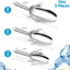 Set 3 Cucharas Acero Inox Congelador Apta Lavavajillas