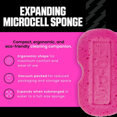 Esponja expansiva Muc Off para bicicleta ergonómica de alta calidad
