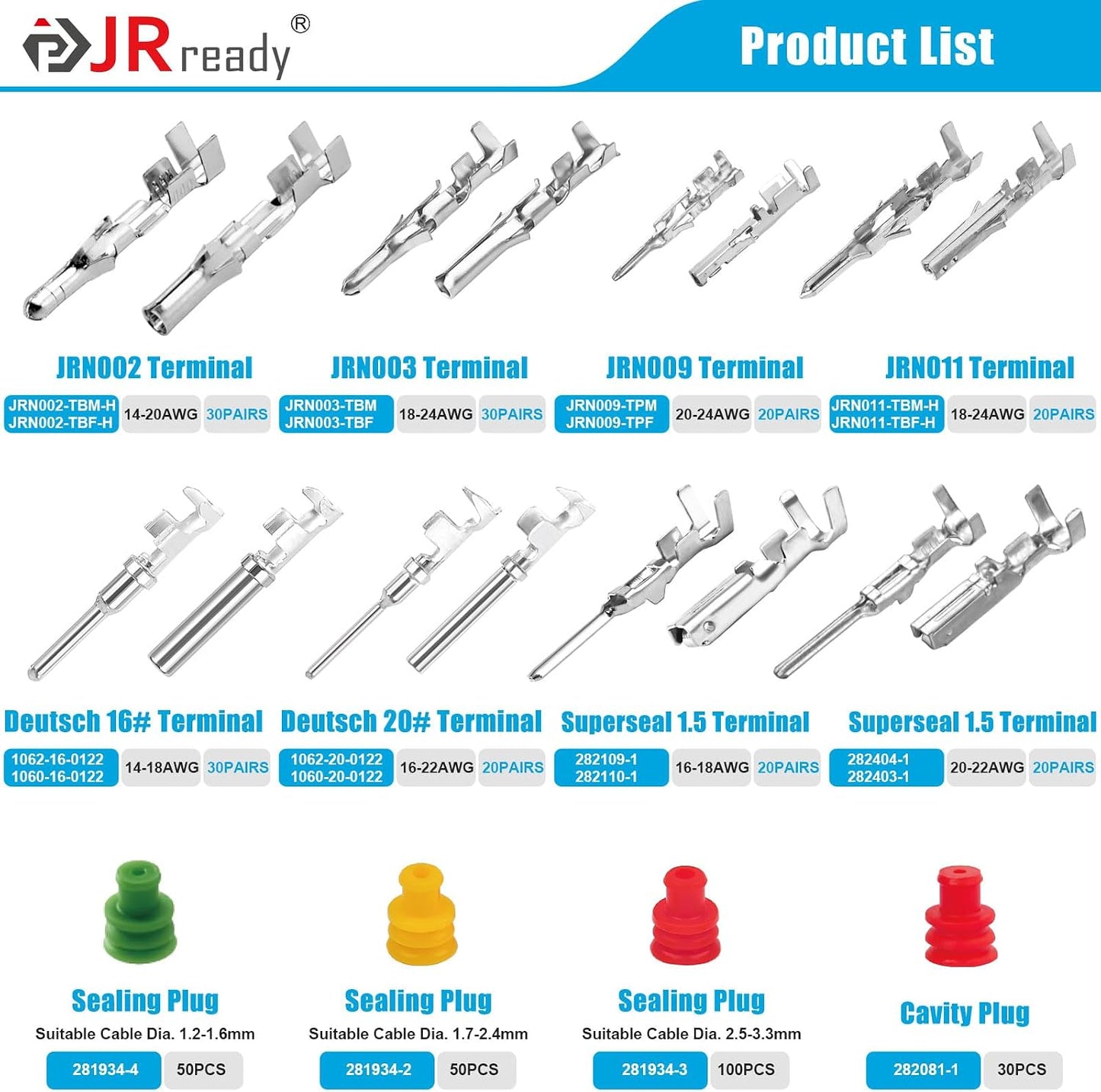 Kit 610 Pzas Conectores Pin Automotriz ST6529