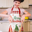 6 Delantales Cocina con Bolsillos para Mujer Multicolor