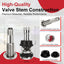 Vástago válvula neumático metal 0.453-0.625pulg set 4