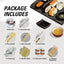 Kit fabricación sushi con bazuca esteras bambú palillos y cuchillo