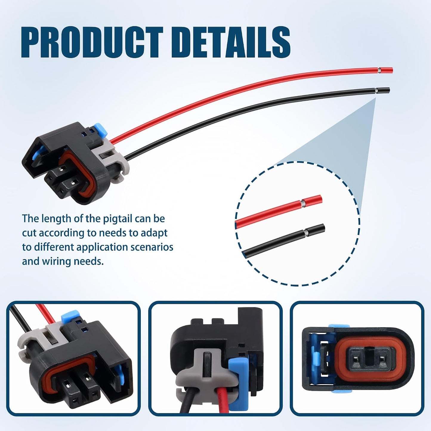 Conector inyector combustible camion ls comp chevrolet gmcmini