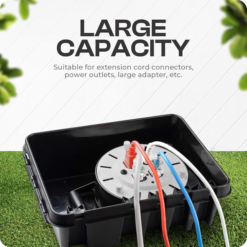 Caja conexión eléctrica resistente interiores exteriores