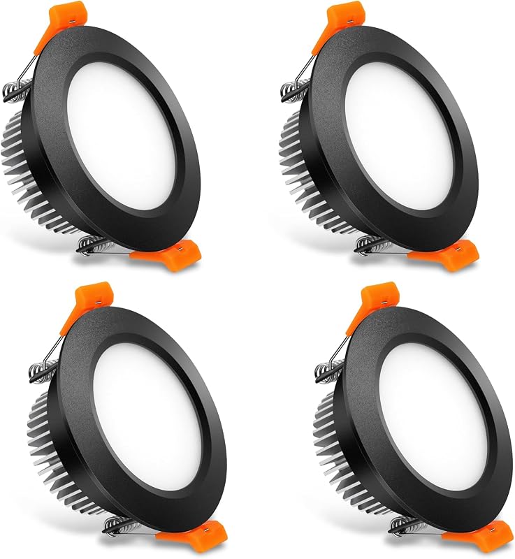 Iluminación empotrable LED negra 2.5" regulable 5W
