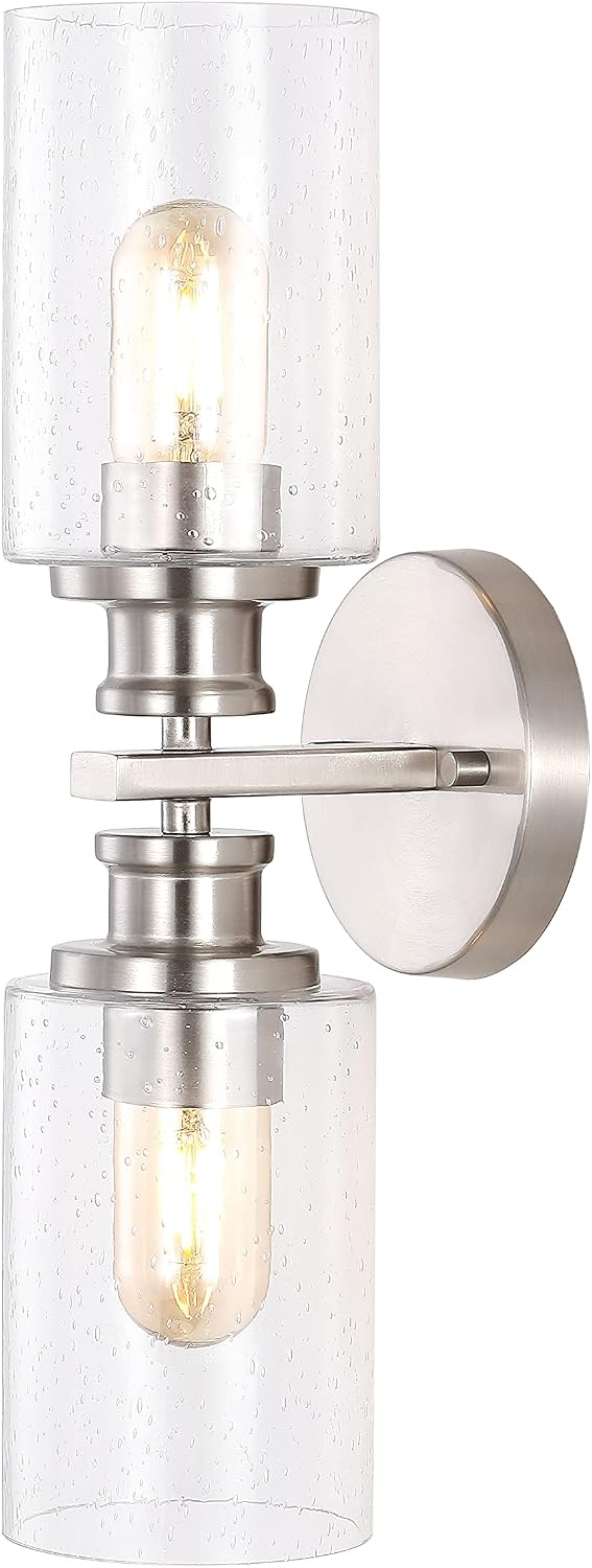 Aplique Led Níquel 16.5pulg Lámpara Tocador