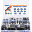 Kit 125 abrazaderas acero inox goma 3/16-2