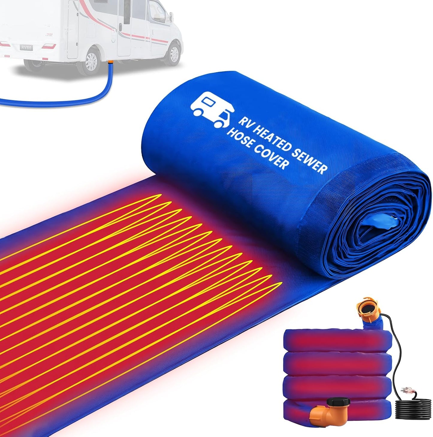 Manguito térmico para manguera RV 15ft impermeable