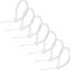Bridas cremallera 4" pack 100 nailon 7/8" transparente