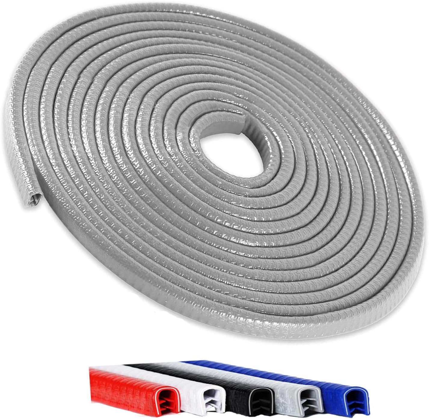 Protectores borde puerta auto 16.5pies sello goma