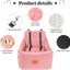 Asiento elevador perro 35lb fondo antiderrap con bolsillos