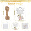 Set 5 bandejas joyería cerámica con tarjetas