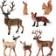 7 Pzas Figuras Animales Bosque Niños