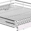 Organizador gabinete 24x21pulg estantes deslizables metal