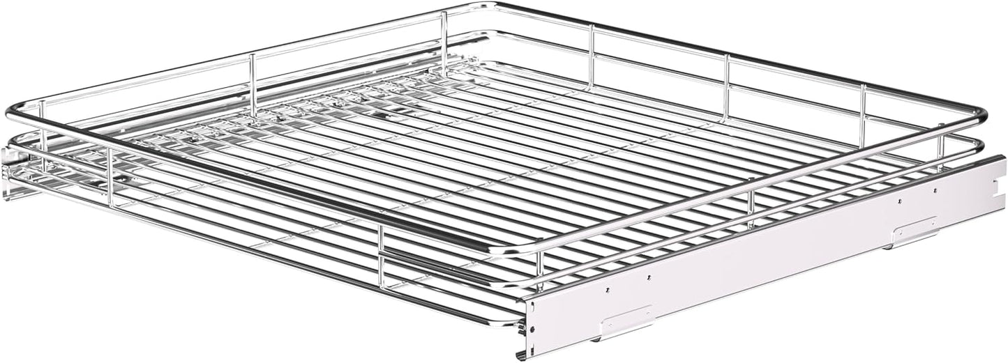 Organizador gabinete 24x21pulg estantes deslizables metal