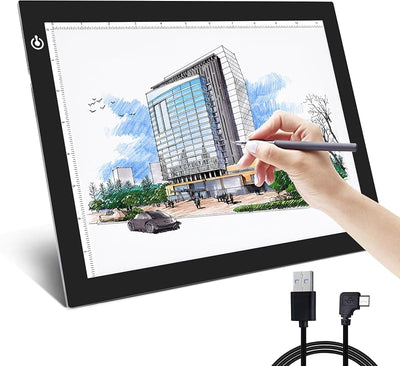 Almohadilla luz trazado A4 USB Artcraft para artistas dibujo