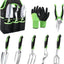 Set 8 Pzas Herramientas Jardín Ergonómico Antiderrap