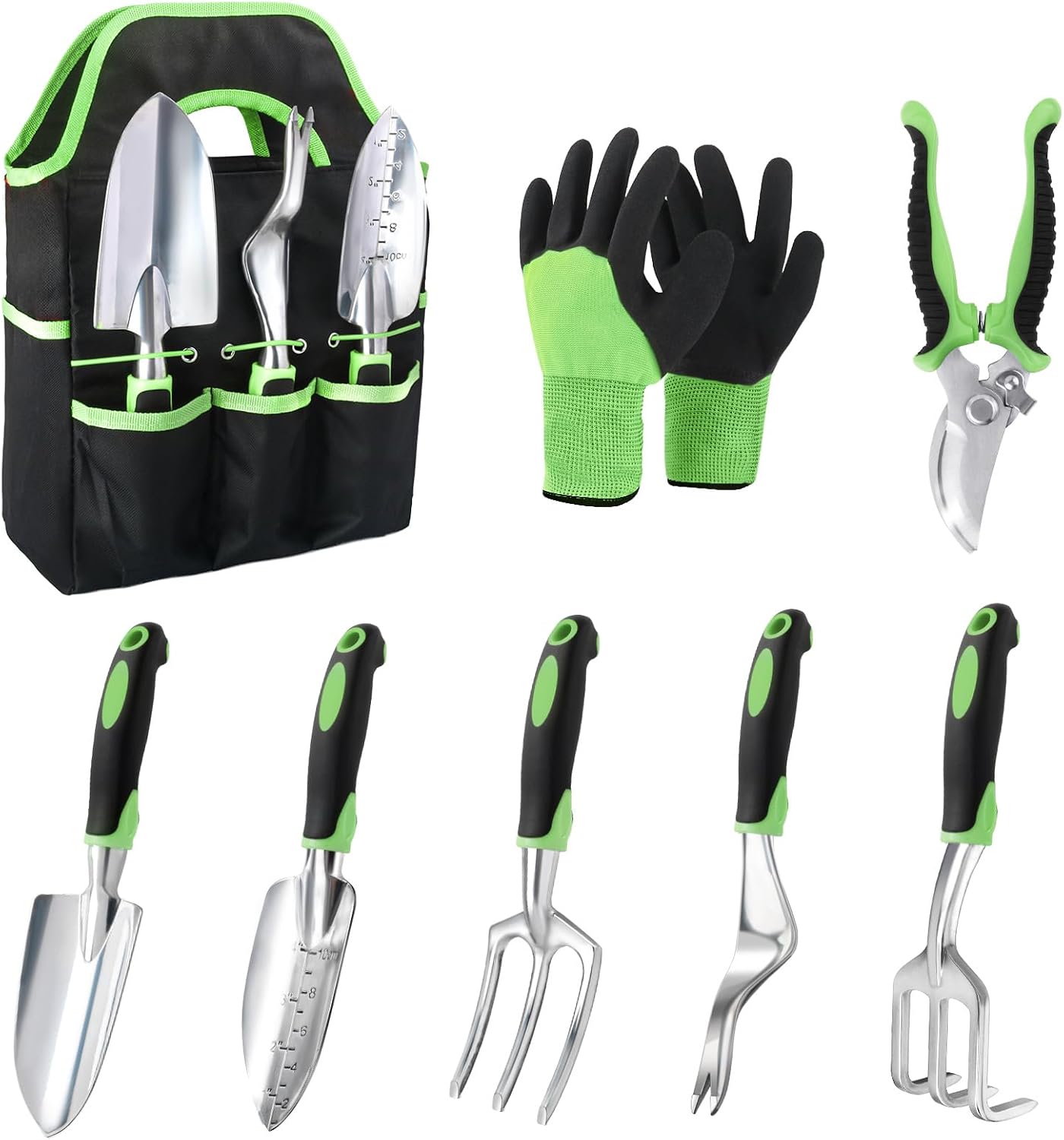 Set 8 Pzas Herramientas Jardín Ergonómico Antiderrap